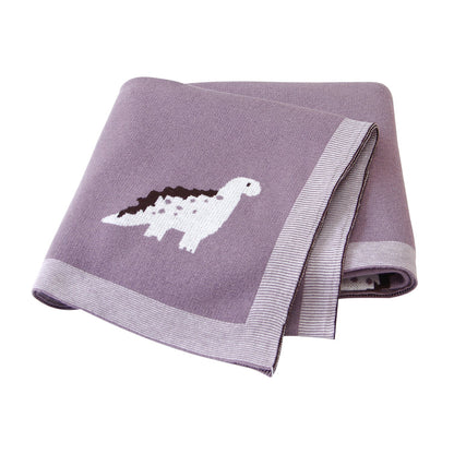 Baby Blankets Knitted | Dinosaur Design