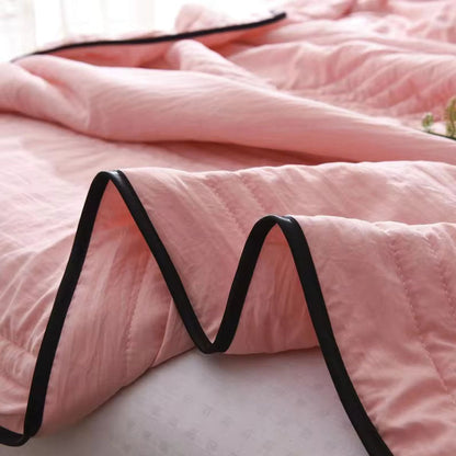 Bed Blankets Stitched Design for Bedroom | Large