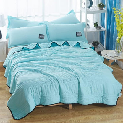 Bed Blankets Stitched Design for Bedroom | Large