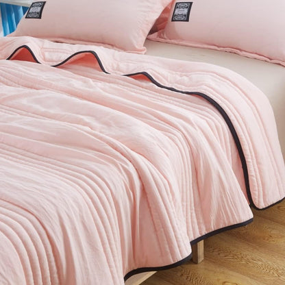Bed Blankets Stitched Design for Bedroom | Large