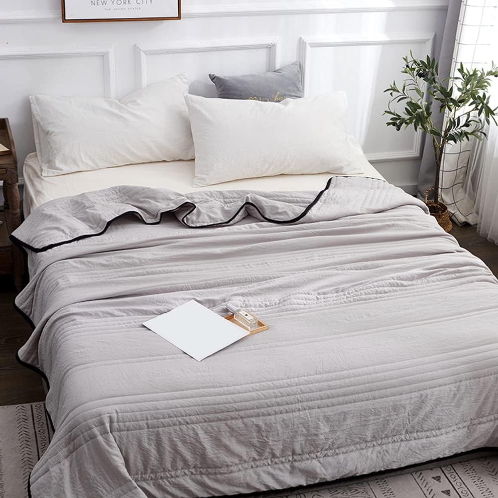 Bed Blankets Stitched Design for Bedroom | Large