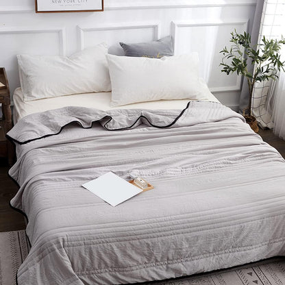 Bed Blankets Stitched Design for Bedroom | Large