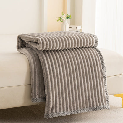 Blankets Textured Plush Throw for Sofa or Bed | Large