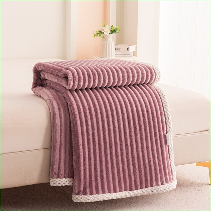 Blankets Textured Plush Throw for Sofa or Bed | Large