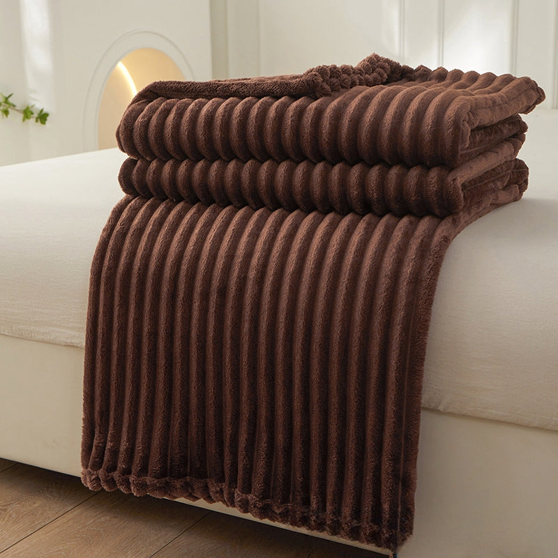 Blankets Textured Plush Throw for Sofa or Bed | Large