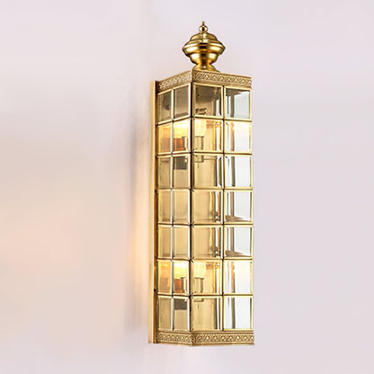 Brass Minimalist Outdoor Wall Light