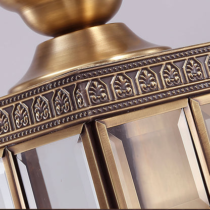 Brass Minimalist Outdoor Wall Light