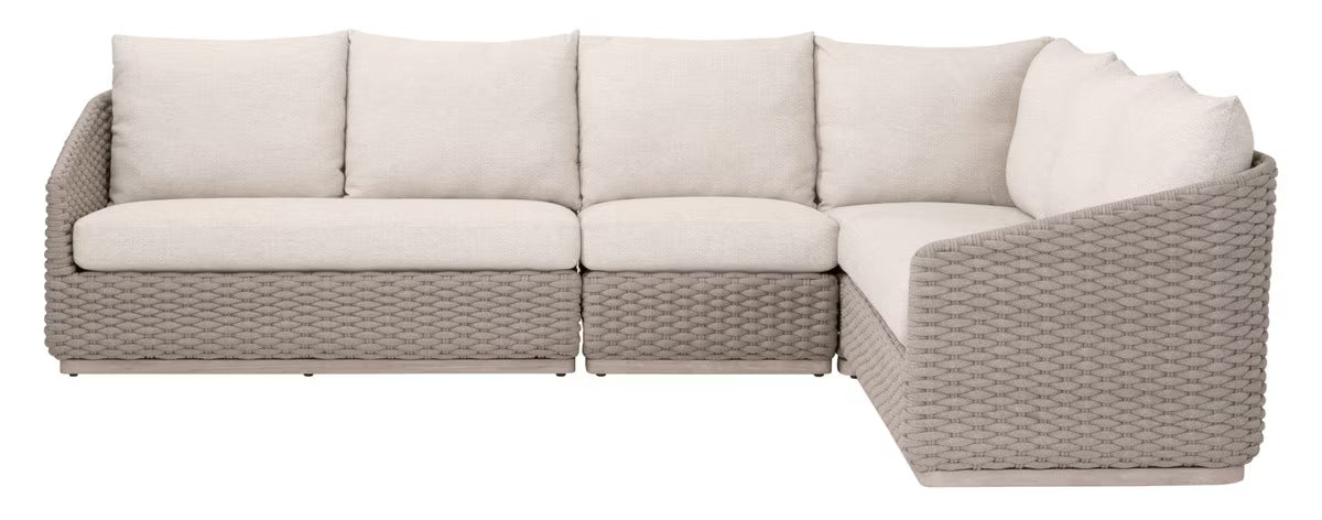 Essentials For Living Caspian Outdoor Modular Armless Sofa Chair