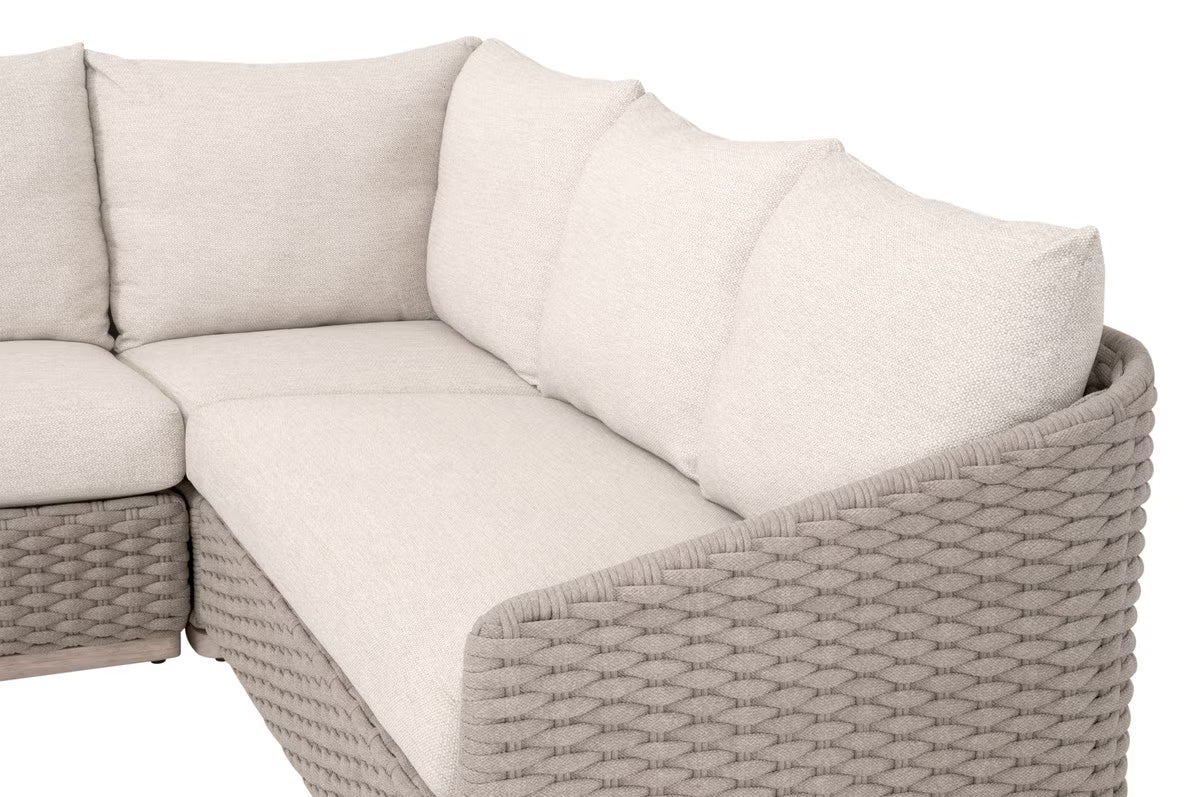 Essentials For Living Caspian Outdoor Modular Armless Sofa Chair