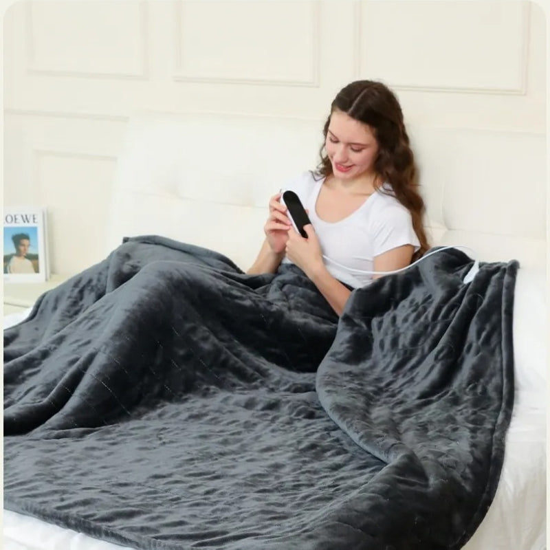 Electric Blanket Heated Bed | Grey