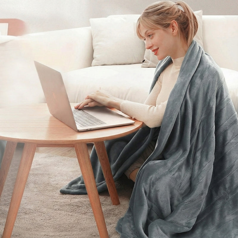 Electric Blanket Heated Sofa Throw | Digital Controller
