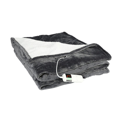 Electric Blanket Throw With Timer For Sofa And Bed Large | Home