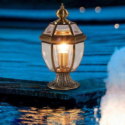 European Brass Garden Table lamp