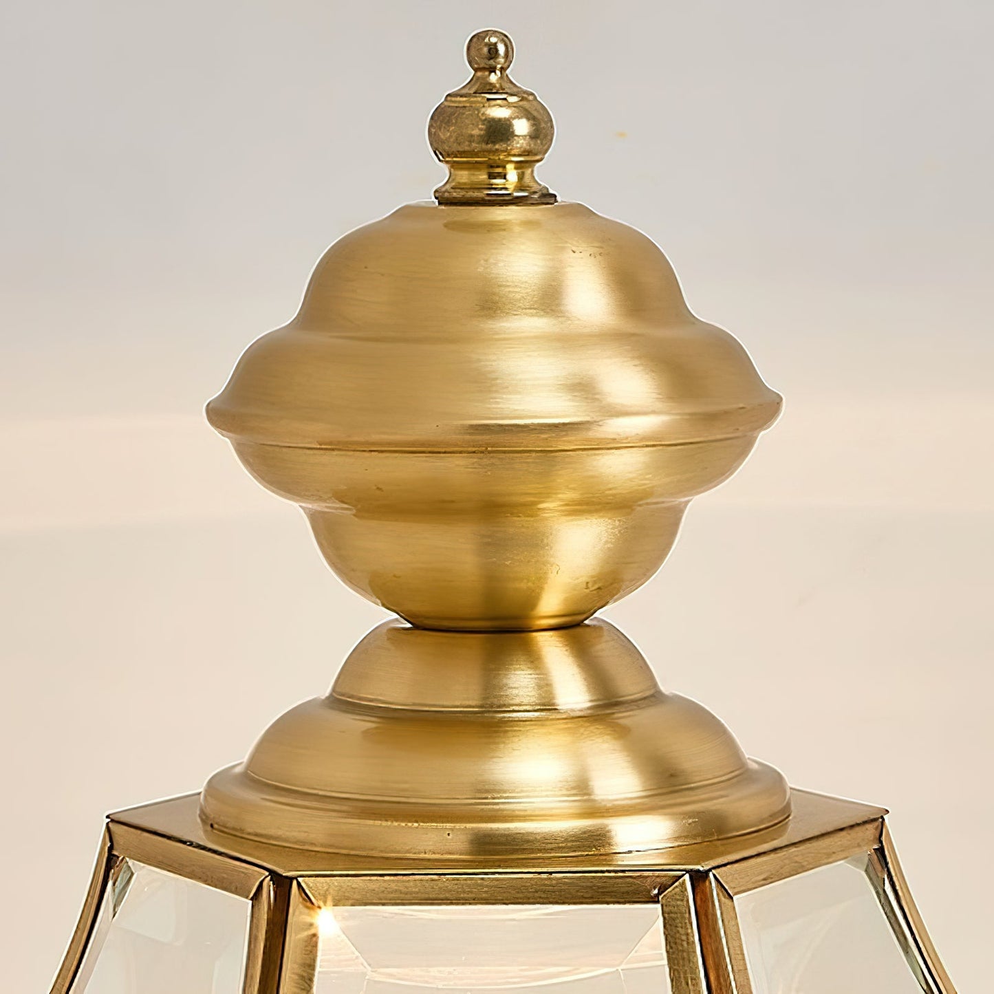 European Brass Garden Table lamp