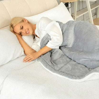 Heated Blanket Electric Throw | Sofa & Bed