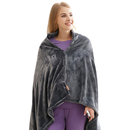 Heated Blanket Wearable Sofa | Button Front
