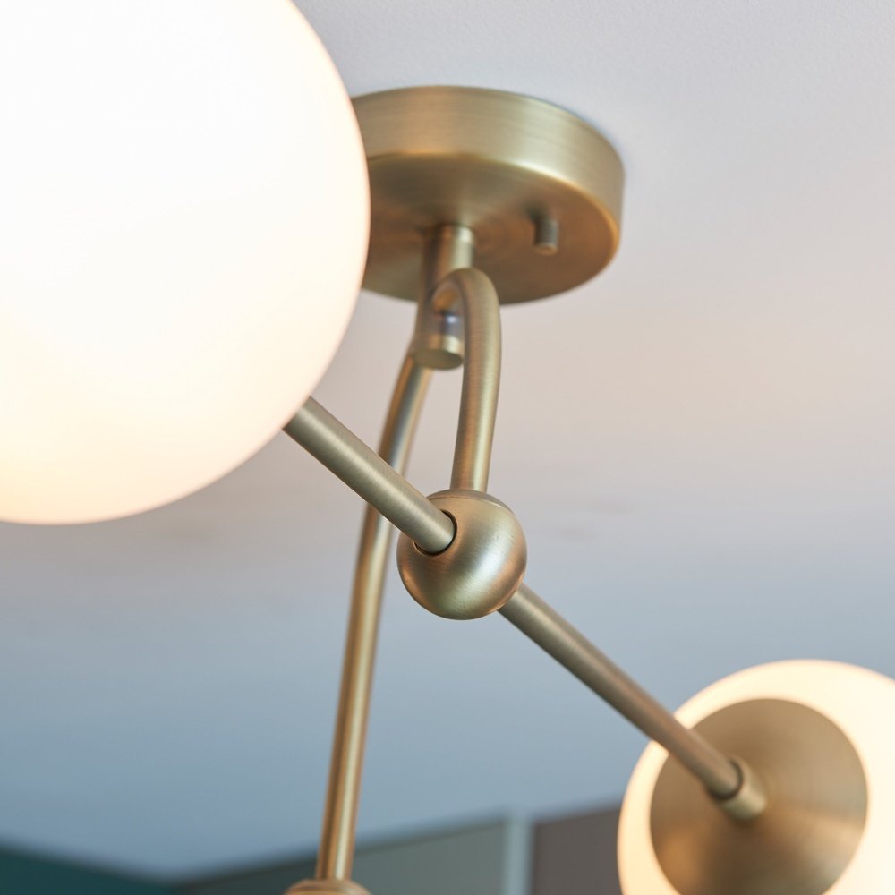 Bella 4 Light Ceiling Light - Gold