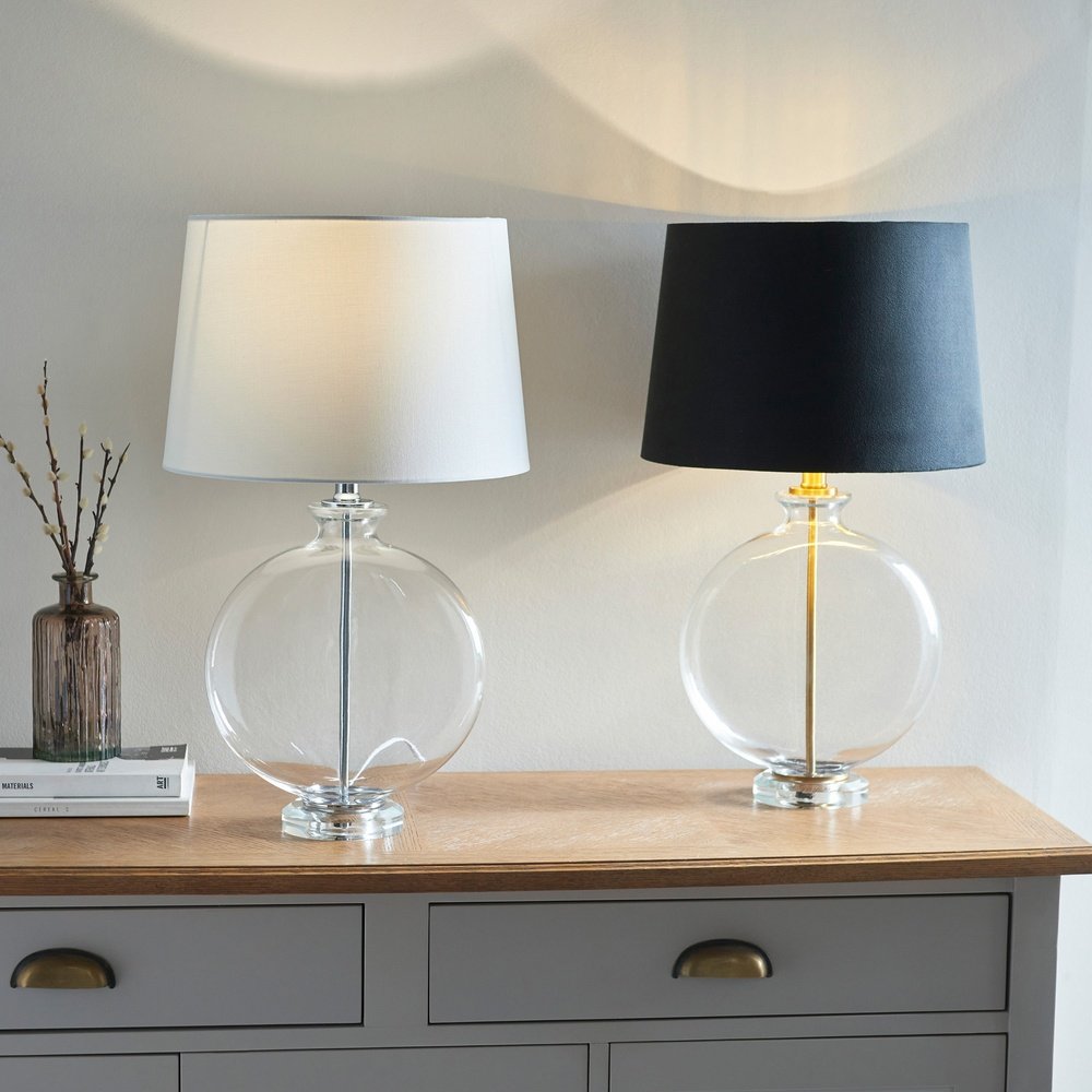 Giselle Table Lamp - Nickel