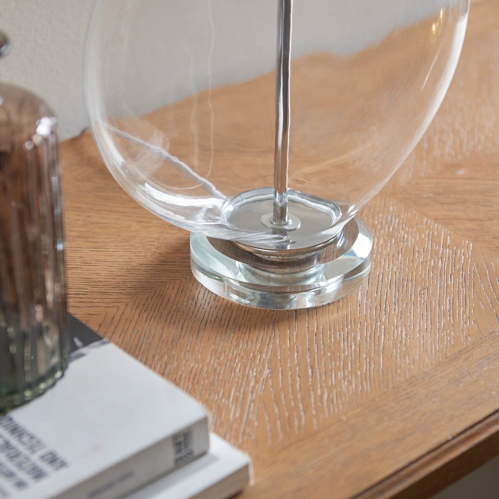 Giselle Table Lamp - Nickel