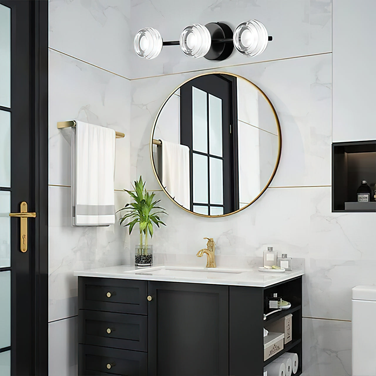 Light Luxury Brass Wall Lamp