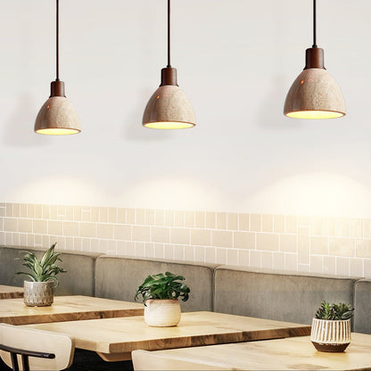 Mosha Travertine Pendant Light