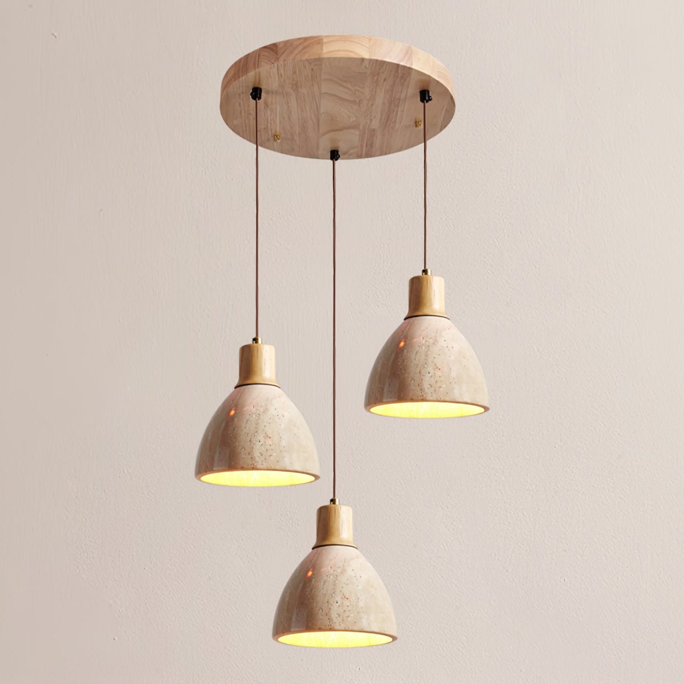 Mosha Travertine Pendant Light