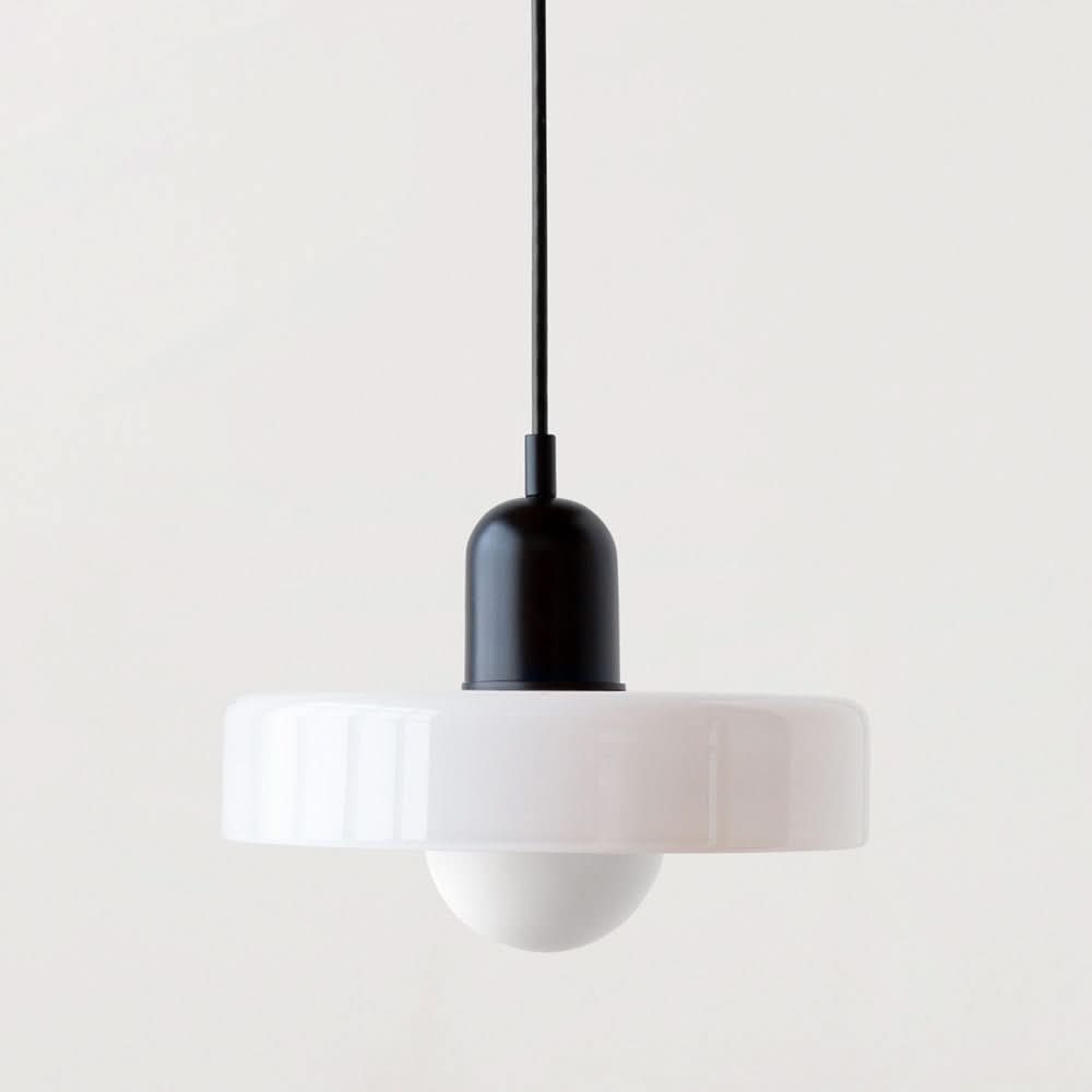 LumyHome | Bauhaus Hängeleuchte aus farbigem Glas