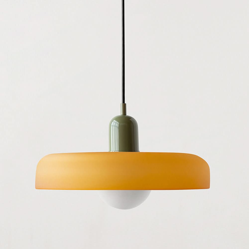LumyHome | Bauhaus Hängeleuchte aus farbigem Glas