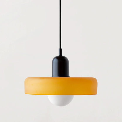 LumyHome | Bauhaus Hängeleuchte aus farbigem Glas