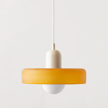 LumyHome | Bauhaus Hängeleuchte aus farbigem Glas