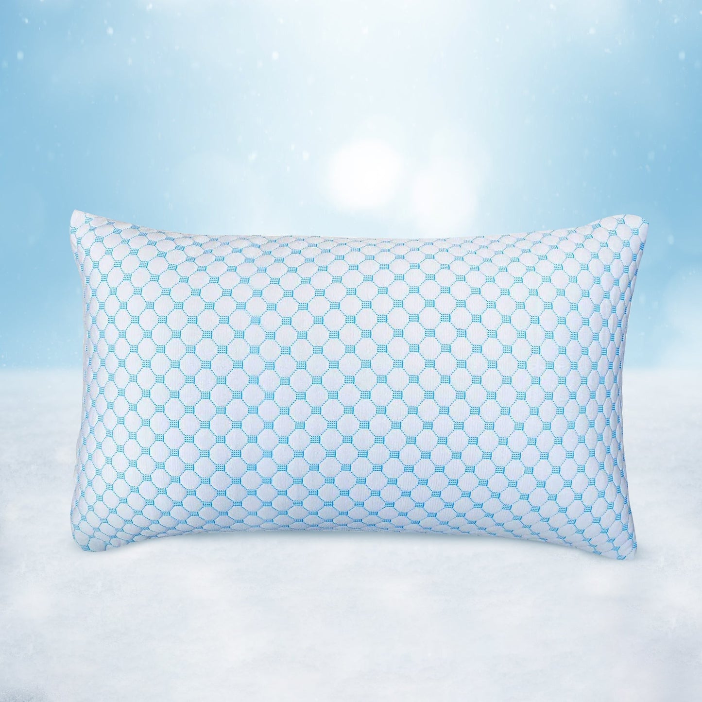 Pillow Cooling Hexagon Design Bed | Neck Support