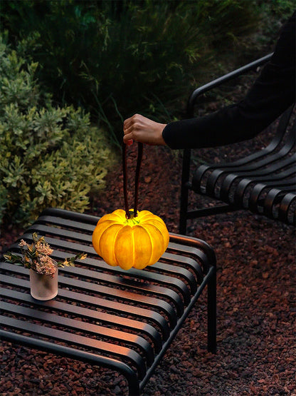 Pumpkin Resin Table Lamp