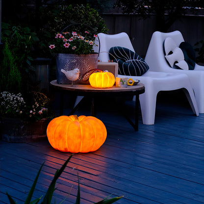 Pumpkin Resin Table Lamp