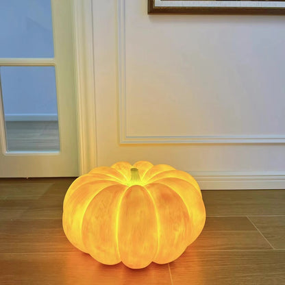 Pumpkin Resin Table Lamp