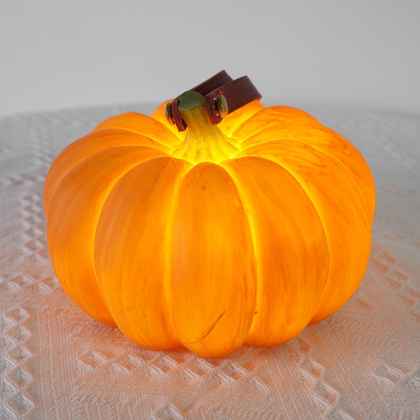 Pumpkin Resin Table Lamp