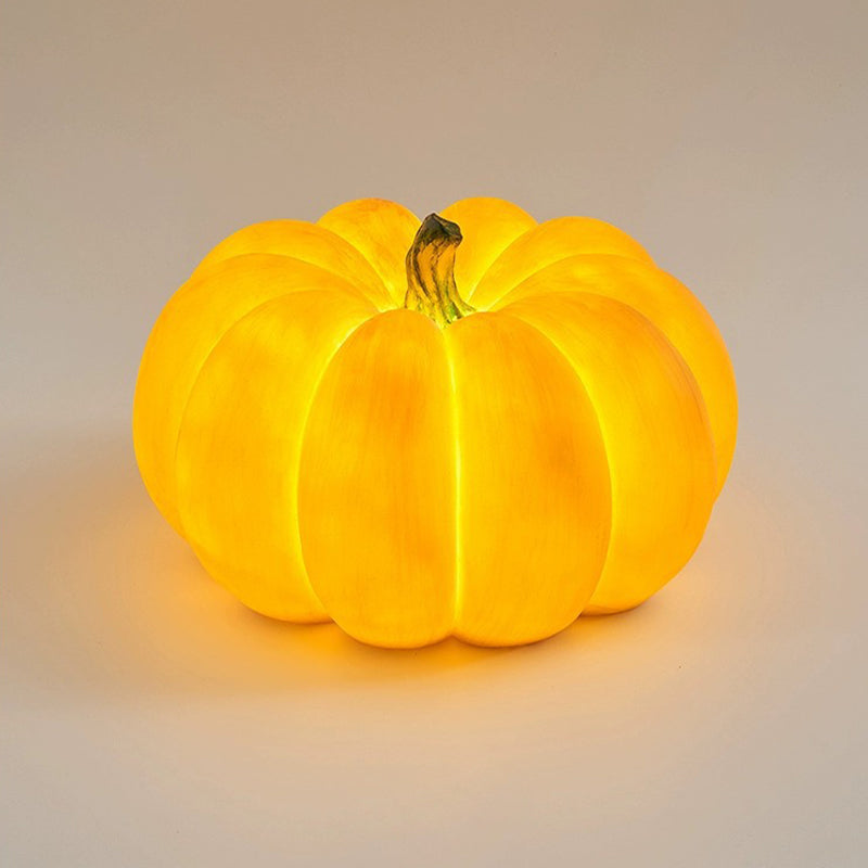 Pumpkin Resin Table Lamp