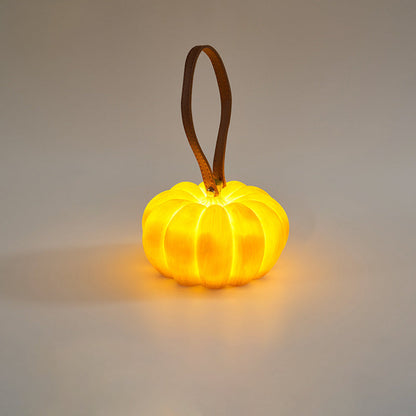 Pumpkin Resin Table Lamp