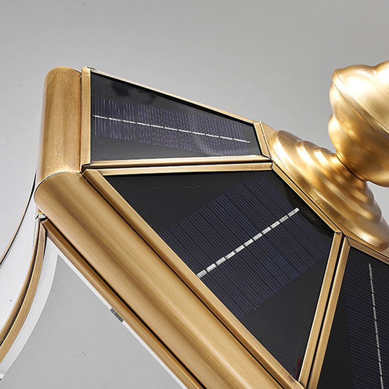 Retro-Solar-Außenpfostenleuchten