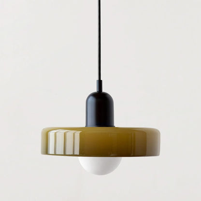LumyHome | Bauhaus Hängeleuchte aus farbigem Glas