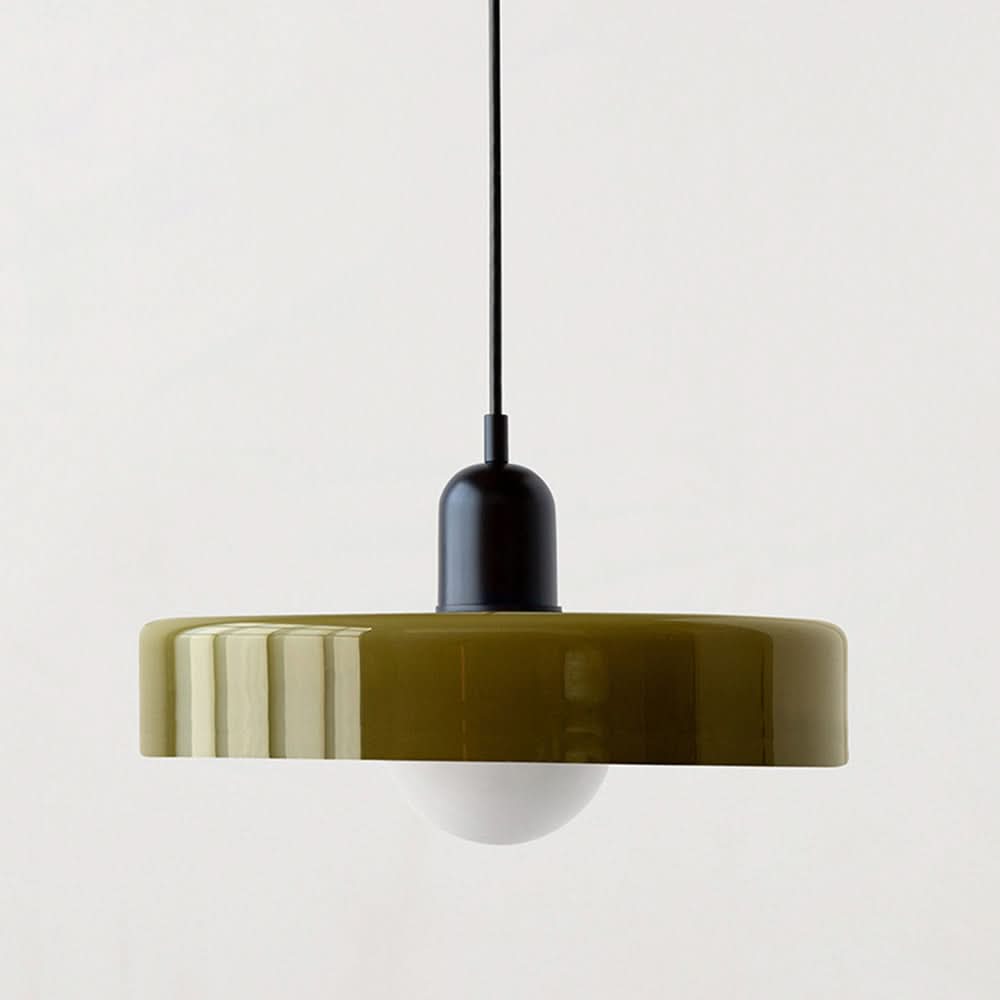 LumyHome | Bauhaus Hängeleuchte aus farbigem Glas