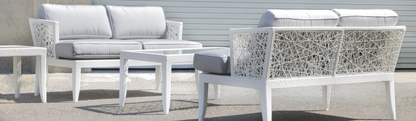 Mykonos Loveseat with Cushions by David Francis