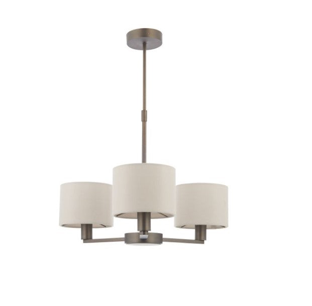 Dani Small 3 Light Pendant Light - Antique Bronze