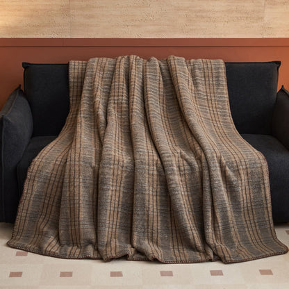 Sofa Throws Check Fleece Living Room | Tartan