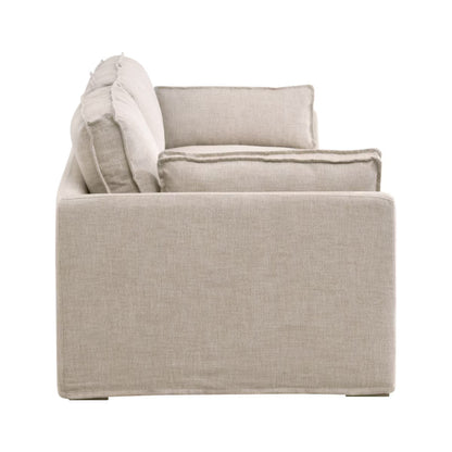 Essentials For Living Thea Outdoor 90" Taper Arm Slipcover Sofa