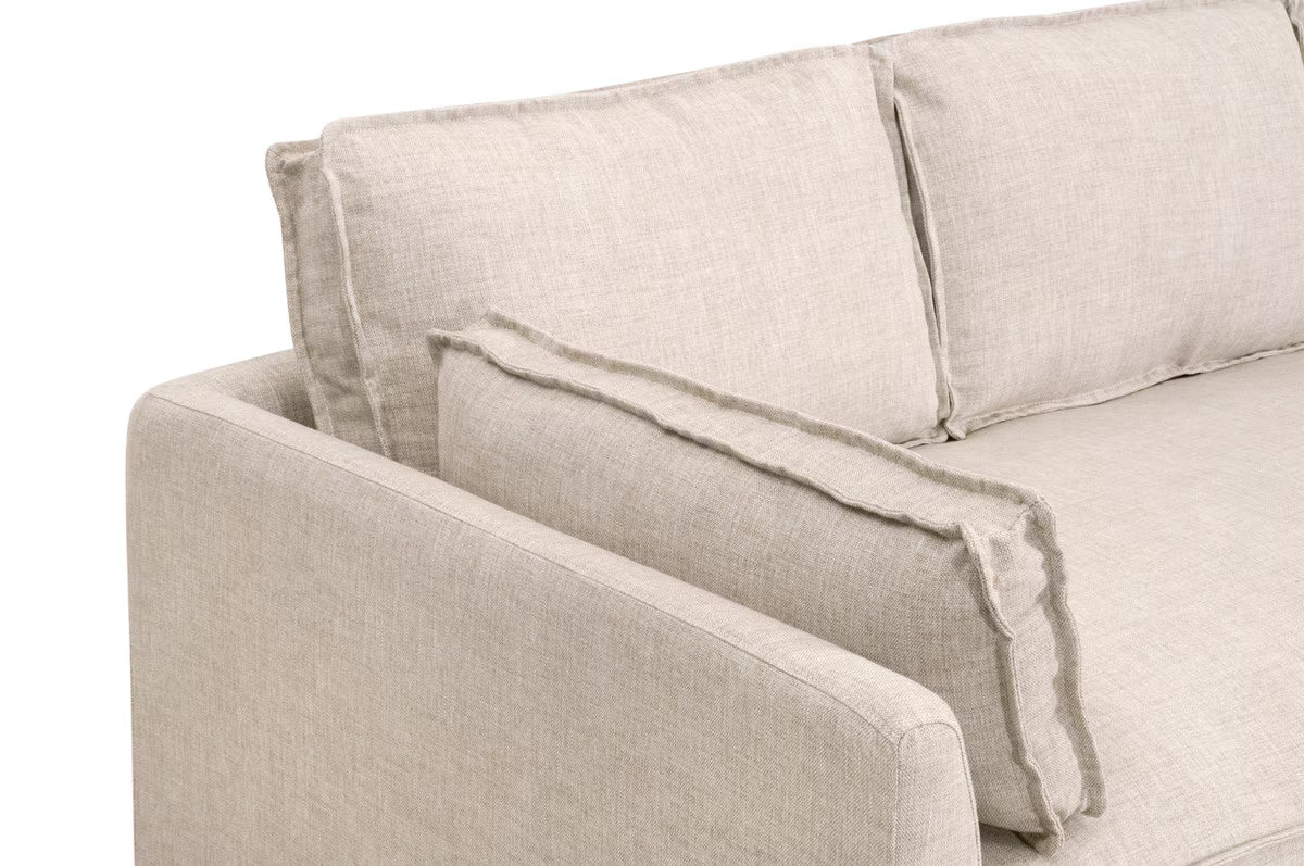 Essentials For Living Thea Outdoor 90" Taper Arm Slipcover Sofa