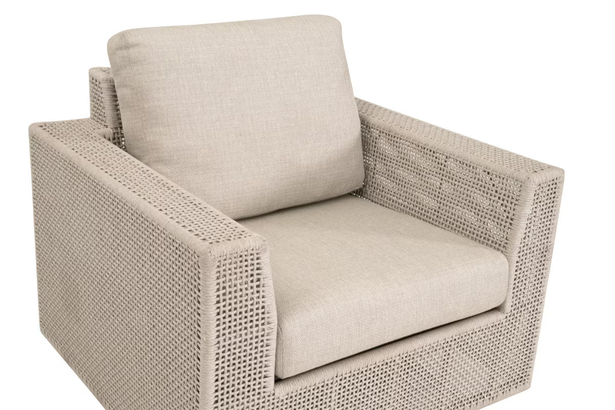 Essentials For Living Tropez Outdoor Swivel Rocker Sofa Chair