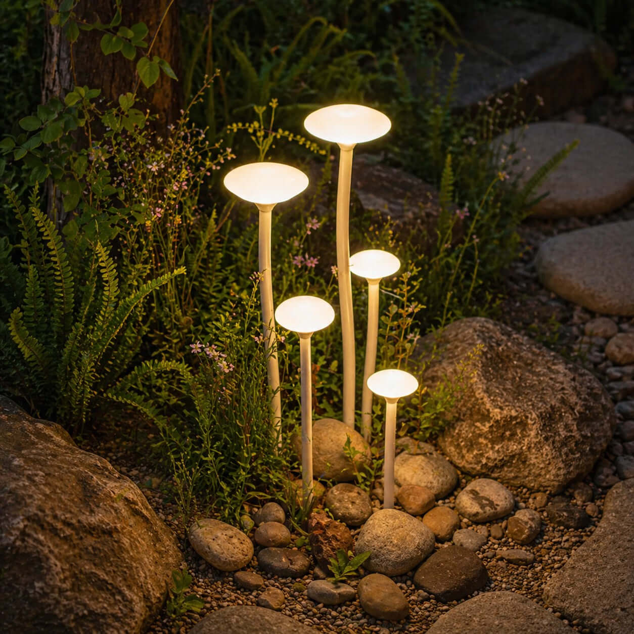 Tuvall Mushroom Garden Light
