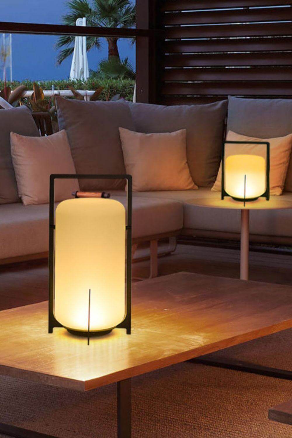 Twilight Lantern Wiederaufladbare Tischleuchte