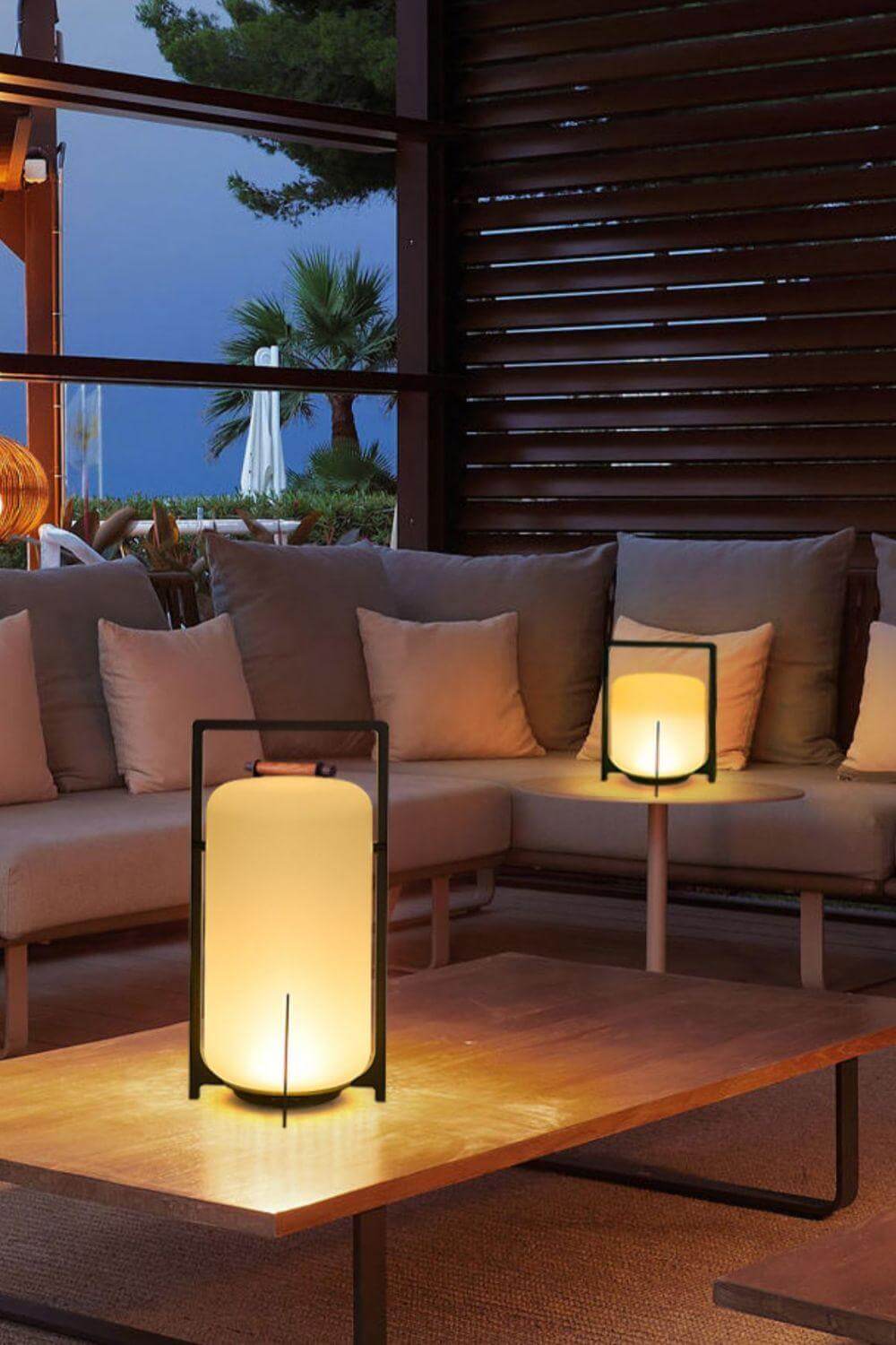 Twilight Lantern Wiederaufladbare Tischleuchte