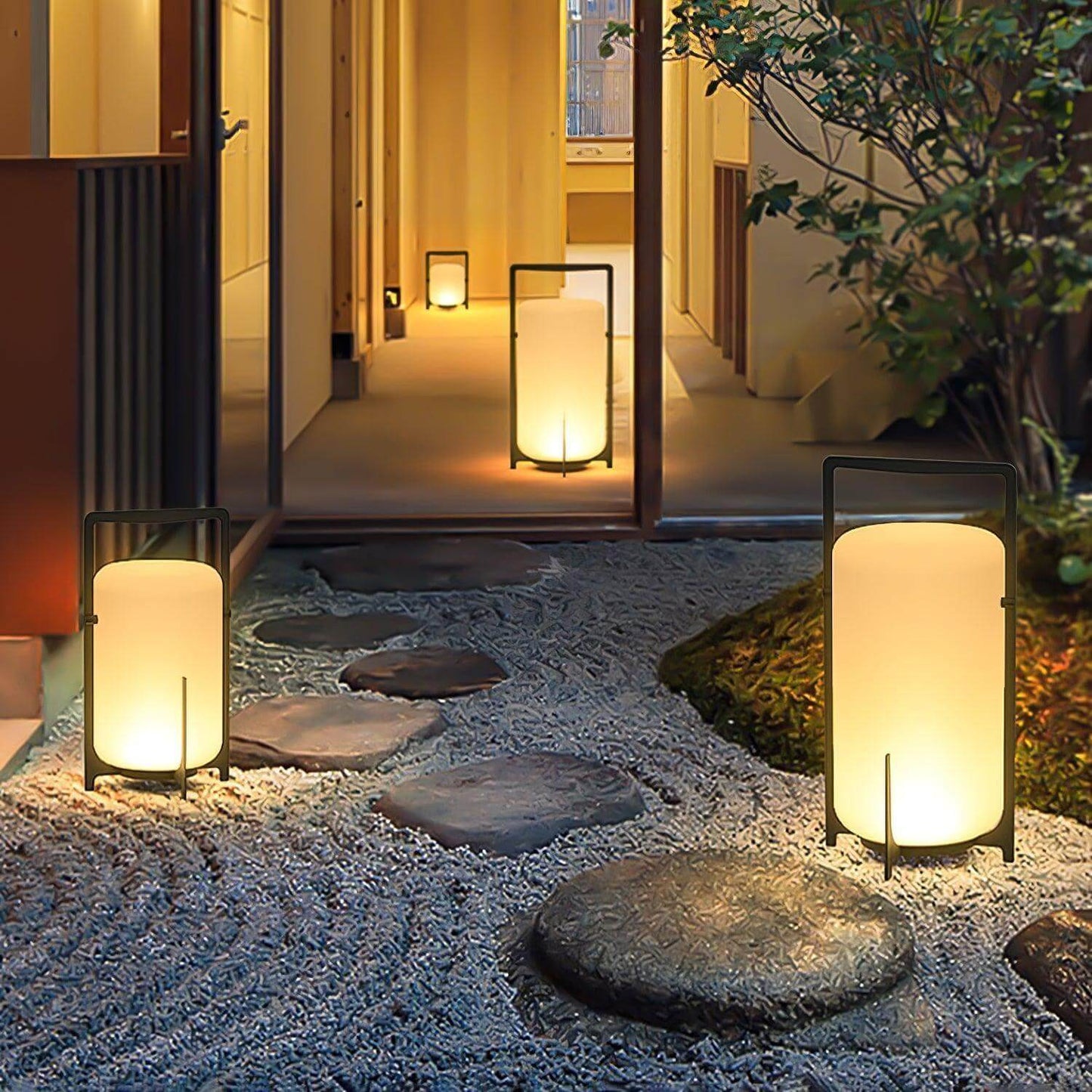 Twilight Lantern Wiederaufladbare Tischleuchte